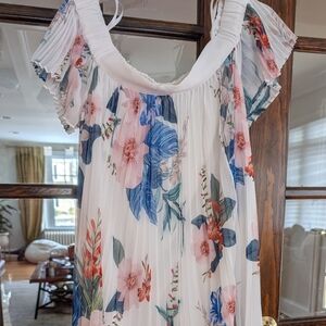 Floral Off-Shoulder Dress